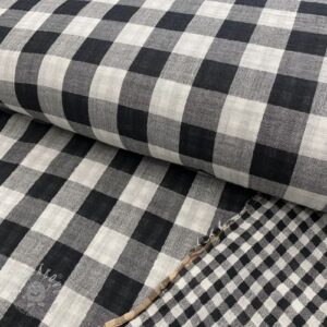 Dvojitá gázovina/mušelín Double sided CHECKS MINI black - muselin, mušelín, mušelín metráž, dvojita gazovina, mušelin, mušelin latka, muselin latka, dvojita gazovina muselin, gazovina latka, bavlnený mušelín, takoy muselin, bubulakovo muselin, trojita gazovina, mušelín cena, latky muselin, bavlneny muselin, dvojita gazovina metraz, gazovina muselin, muselin vzorovany