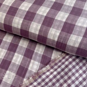 Dvojitá gázovina/mušelín Double sided CHECKS MINI grape - muselin, mušelín, mušelín metráž, dvojita gazovina, mušelin, mušelin latka, muselin latka, dvojita gazovina muselin, gazovina latka, bavlnený mušelín, takoy muselin, bubulakovo muselin, trojita gazovina, mušelín cena, latky muselin, bavlneny muselin, dvojita gazovina metraz, gazovina muselin, muselin vzorovany