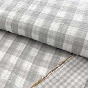 Dvojitá gázovina/mušelín Double sided CHECKS MINI grey - muselin, mušelín, mušelín metráž, dvojita gazovina, mušelin, mušelin latka, muselin latka, dvojita gazovina muselin, gazovina latka, bavlnený mušelín, takoy muselin, bubulakovo muselin, trojita gazovina, mušelín cena, latky muselin, bavlneny muselin, dvojita gazovina metraz, gazovina muselin, muselin vzorovany