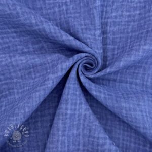 Dvojitá gázovina/mušelín Vintage cobalt - muselin, mušelín, mušelín metráž, dvojita gazovina, mušelin, mušelin latka, muselin latka, dvojita gazovina muselin, gazovina latka, bavlnený mušelín, takoy muselin, bubulakovo muselin, trojita gazovina, mušelín cena, latky muselin, bavlneny muselin, dvojita gazovina metraz, gazovina muselin, muselin vzorovany