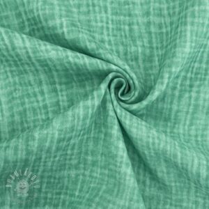 Dvojitá gázovina/mušelín Vintage green - muselin, mušelín, mušelín metráž, dvojita gazovina, mušelin, mušelin latka, muselin latka, dvojita gazovina muselin, gazovina latka, bavlnený mušelín, takoy muselin, bubulakovo muselin, trojita gazovina, mušelín cena, latky muselin, bavlneny muselin, dvojita gazovina metraz, gazovina muselin, muselin vzorovany