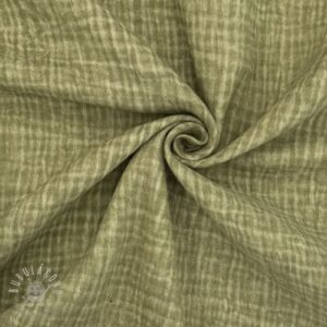 Dvojitá gázovina/mušelín Vintage khaki - muselin, mušelín, mušelín metráž, dvojita gazovina, mušelin, mušelin latka, muselin latka, dvojita gazovina muselin, gazovina latka, bavlnený mušelín, takoy muselin, bubulakovo muselin, trojita gazovina, mušelín cena, latky muselin, bavlneny muselin, dvojita gazovina metraz, gazovina muselin, muselin vzorovany