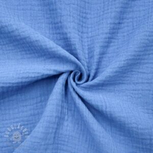 Dvojitá gázovina/mušelín royal blue ORGANIC - muselin, mušelín, mušelín metráž, dvojita gazovina, mušelin, mušelin latka, muselin latka, dvojita gazovina muselin, gazovina latka, bavlnený mušelín, takoy muselin, bubulakovo muselin, trojita gazovina, mušelín cena, latky muselin, bavlneny muselin, dvojita gazovina metraz, gazovina muselin, muselin vzorovany
