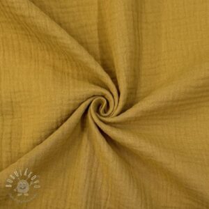 Dvojitá gázovina/mušelín dark ochre - muselin, mušelín, mušelín metráž, dvojita gazovina, mušelin, mušelin latka, muselin latka, dvojita gazovina muselin, gazovina latka, bavlnený mušelín, takoy muselin, bubulakovo muselin, trojita gazovina, mušelín cena, latky muselin, bavlneny muselin, dvojita gazovina metraz, gazovina muselin, muselin vzorovany