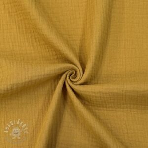 Dvojitá gázovina/mušelín dark ochre ORGANIC - muselin, mušelín, mušelín metráž, dvojita gazovina, mušelin, mušelin latka, muselin latka, dvojita gazovina muselin, gazovina latka, bavlnený mušelín, takoy muselin, bubulakovo muselin, trojita gazovina, mušelín cena, latky muselin, bavlneny muselin, dvojita gazovina metraz, gazovina muselin, muselin vzorovany