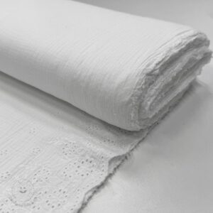 Dvojitá gázovina/mušelín BORDER Helene white - muselin, mušelín, mušelín metráž, dvojita gazovina, mušelin, mušelin latka, muselin latka, dvojita gazovina muselin, gazovina latka, bavlnený mušelín, takoy muselin, bubulakovo muselin, trojita gazovina, mušelín cena, latky muselin, bavlneny muselin, dvojita gazovina metraz, gazovina muselin, muselin vzorovany