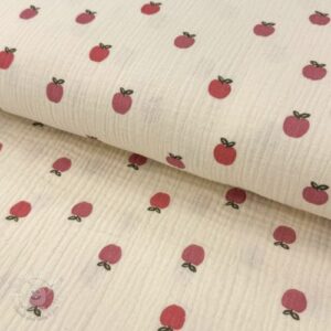 Dvojitá gázovina/mušelín Fruits apple natural - muselin, mušelín, mušelín metráž, dvojita gazovina, mušelin, mušelin latka, muselin latka, dvojita gazovina muselin, gazovina latka, bavlnený mušelín, takoy muselin, bubulakovo muselin, trojita gazovina, mušelín cena, latky muselin, bavlneny muselin, dvojita gazovina metraz, gazovina muselin, muselin vzorovany